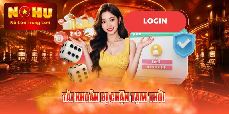 Tài khoản bị chặn tạm thời